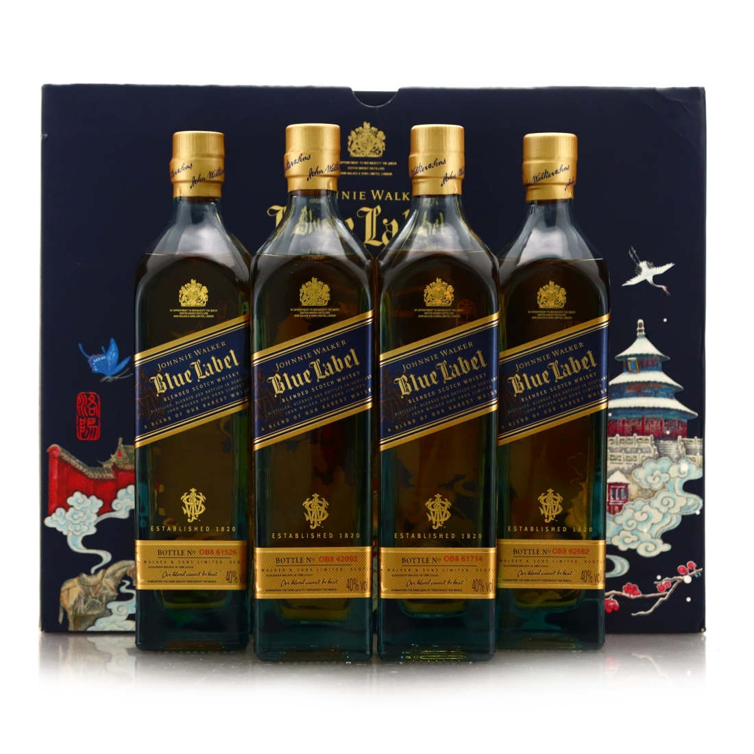 Johnnie Walker Blue Label Ancient City 4 x 20cl