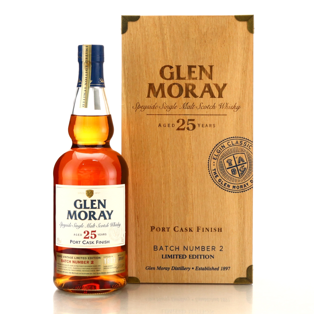 Glen Moray 1987 Port Finish 25 Year Old / Batch #2