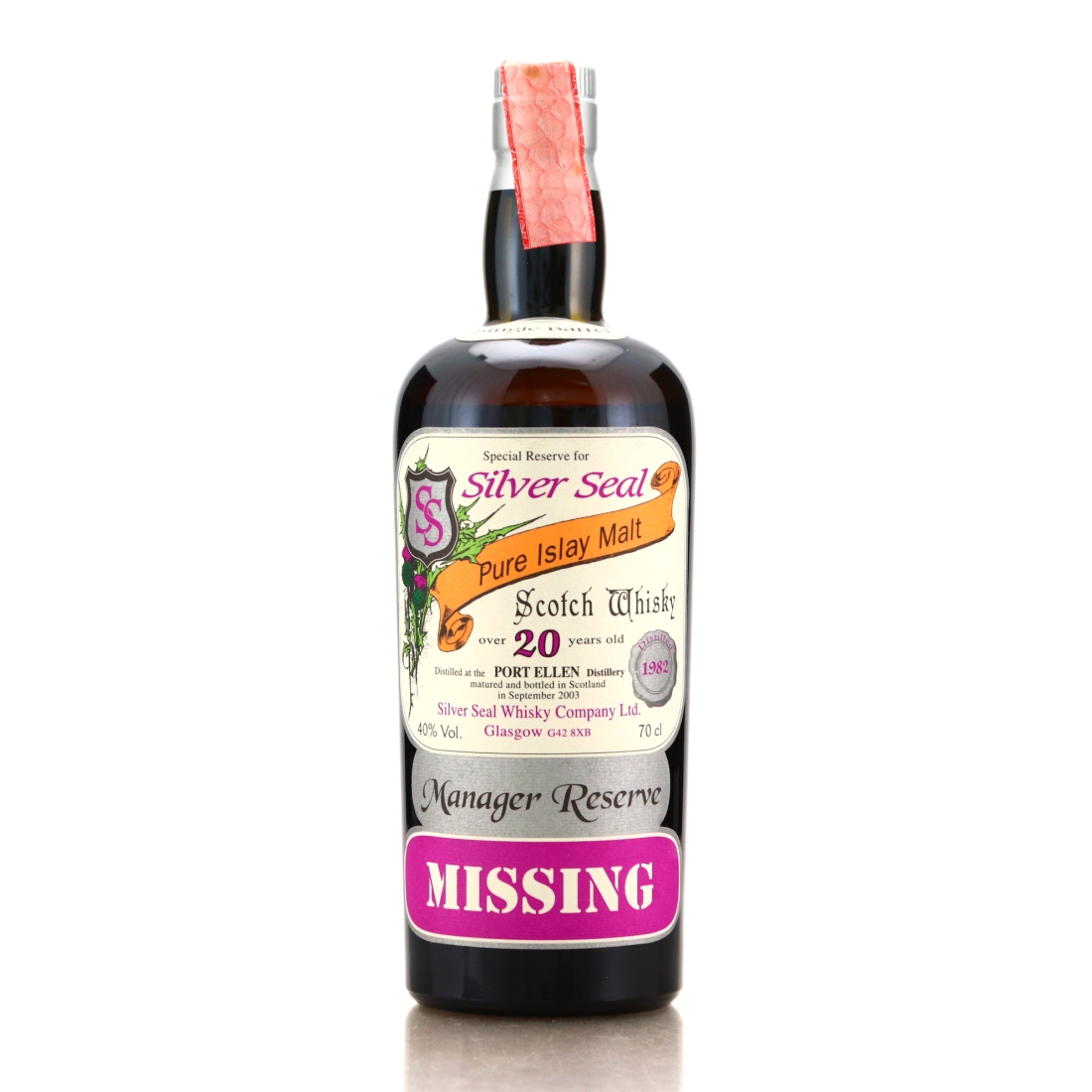 Port Ellen 1982 Silver Seal 20 Year Old / Manager Reserve