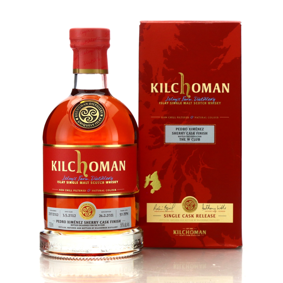 Kilchoman 2012 Single PX Sherry Cask Finish #237 / The W Club