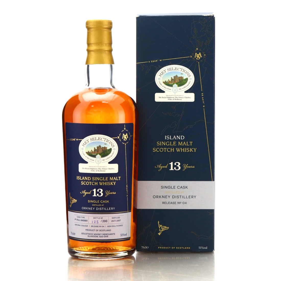 Orkney Single Malt 2007 Mey Selections 13 Year Old 