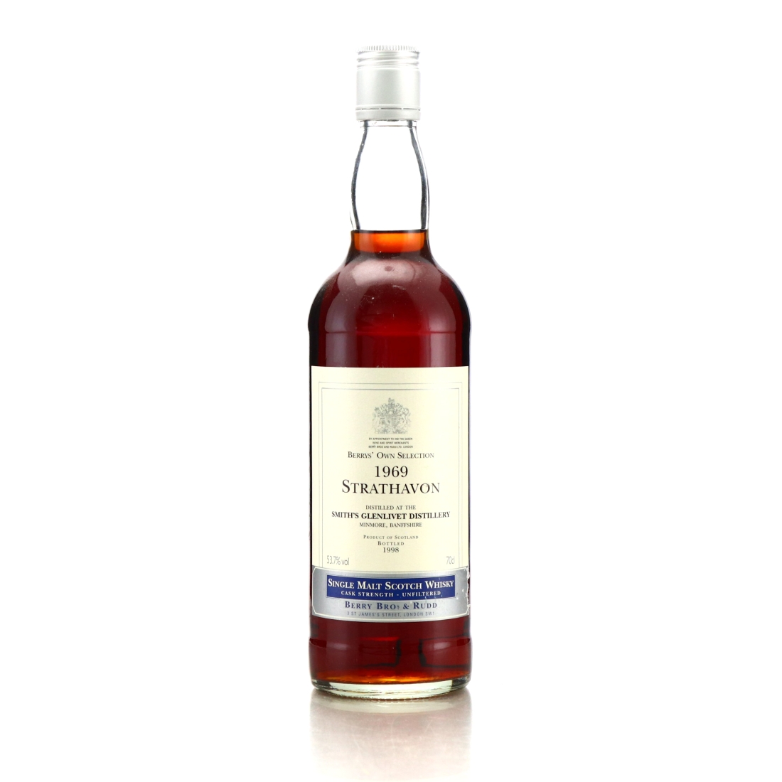 Glenlivet 'Strathavon' 1969 Berry Brothers and Rudd