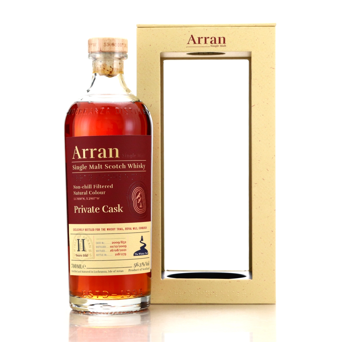 Arran 2009 Single Sherry Cask 11 Years Old #852 / The Whisky Trail