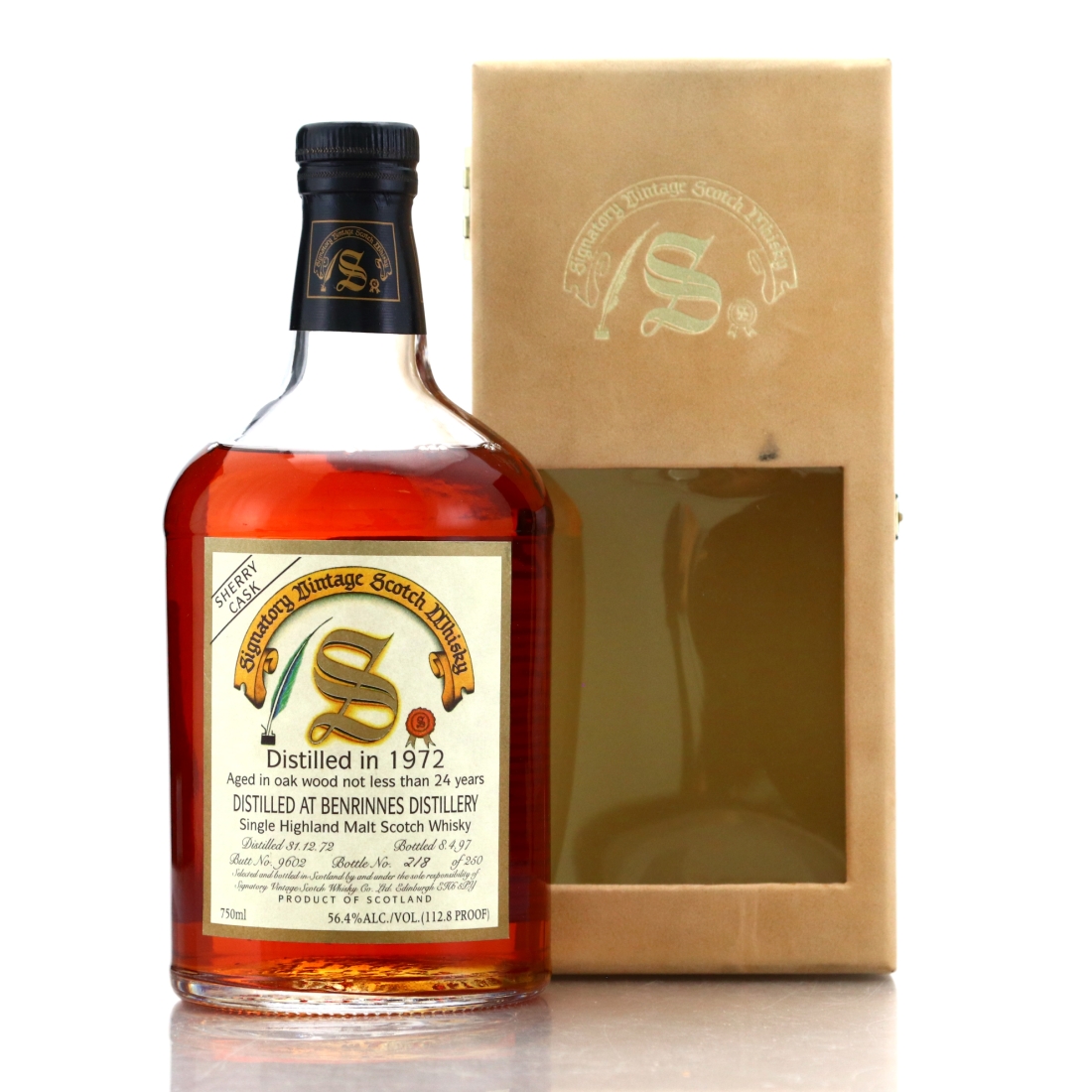 Benrinnes 1972 Signatory Vintage 24 Year Old 75cl / US Import