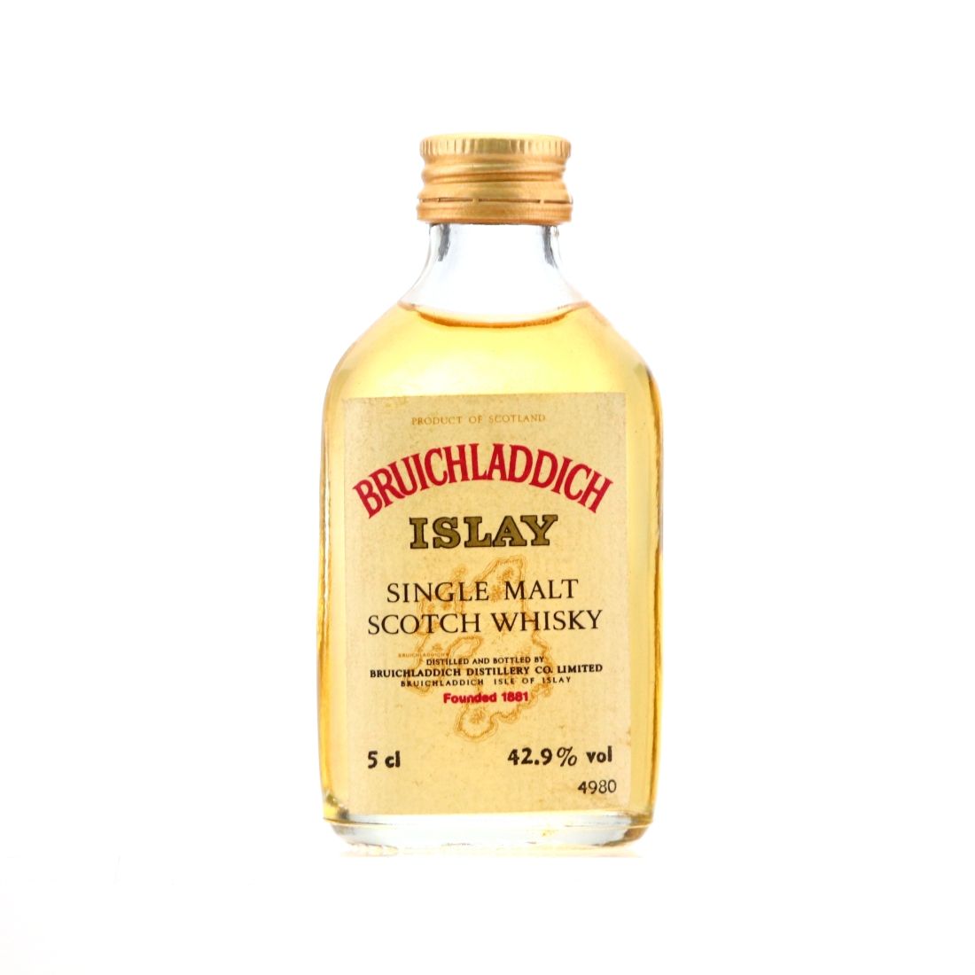 Bruichladdich Single Malt Miniature