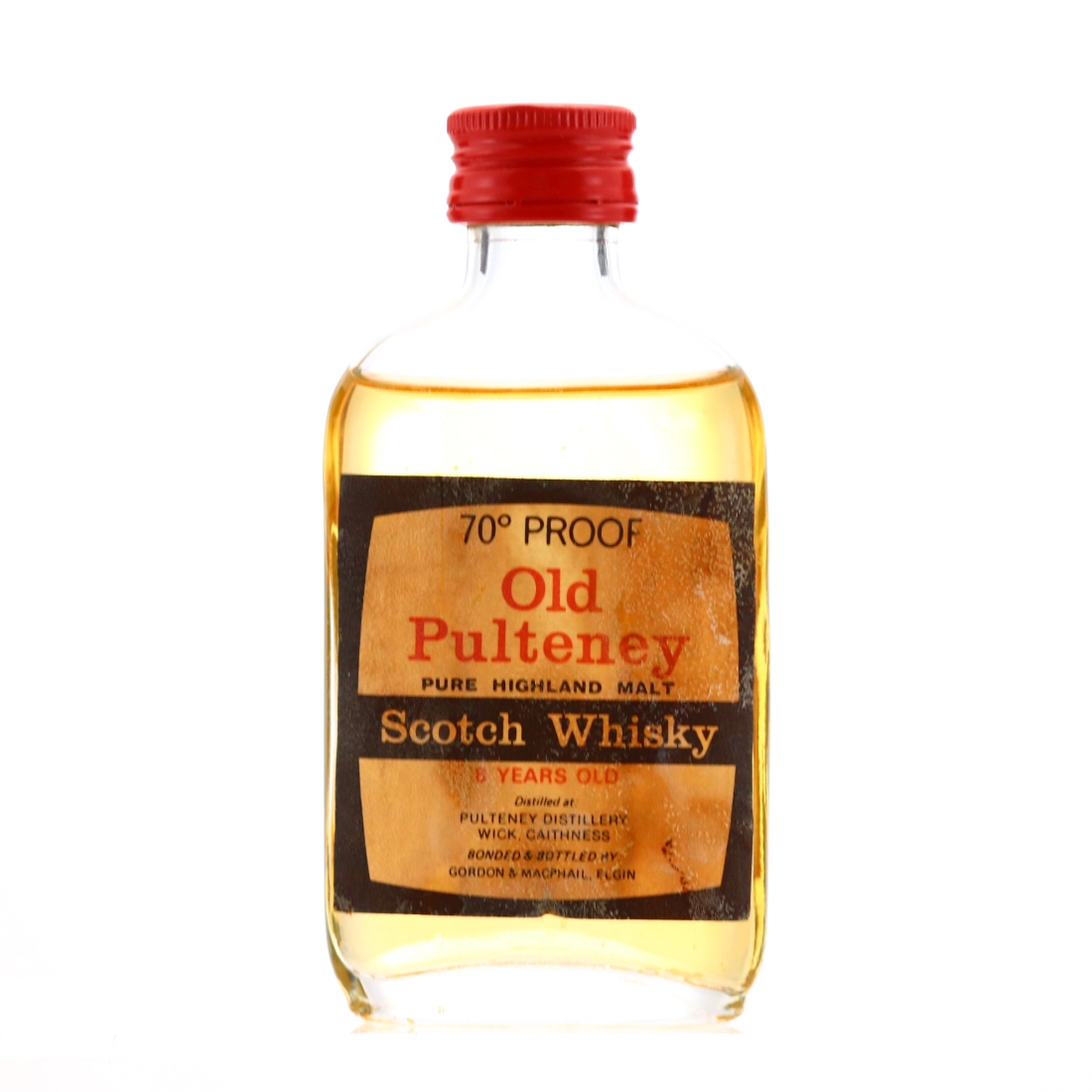 Old Pulteney 8 Year Old Gordon and MacPhail Miniature 1970s