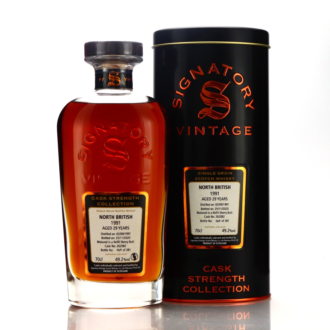 North British 1991 Signatory Vintage 29 Year Old Cask Strength