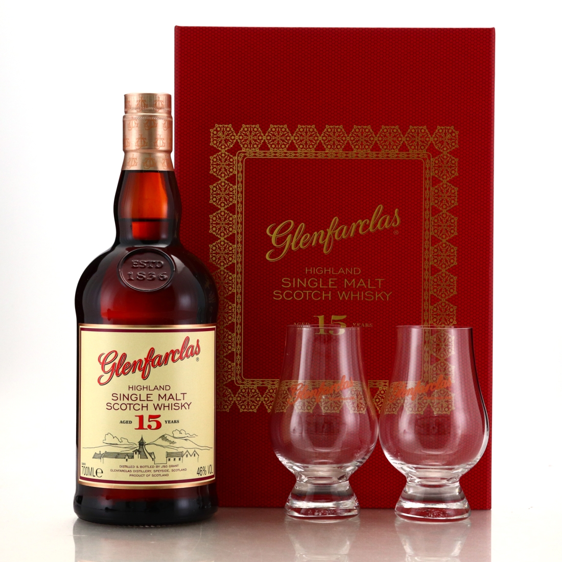 Glenfarclas 15 Year Old Gift Pack