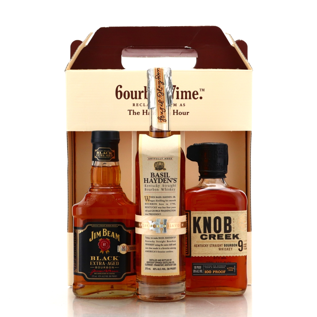 Jim Beam The Happiest Hour Gift Pack 3 x 37.5cl / 6ourbon 7ime