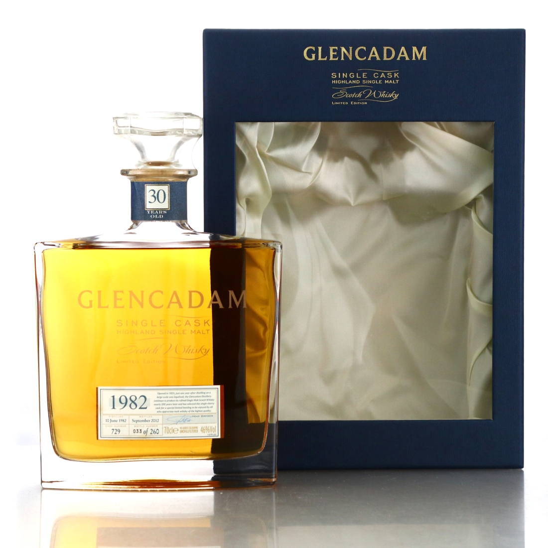 Glencadam 1982 Single Cask 30 Year Old #729