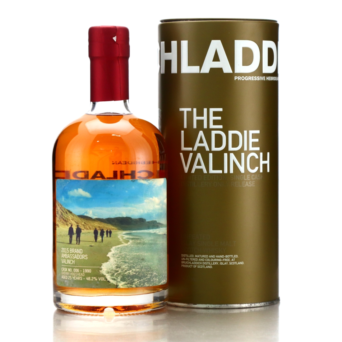 Bruichladdich 1990 Brand Ambassadors Valinch 25 Year Old / Sherry Hogshead