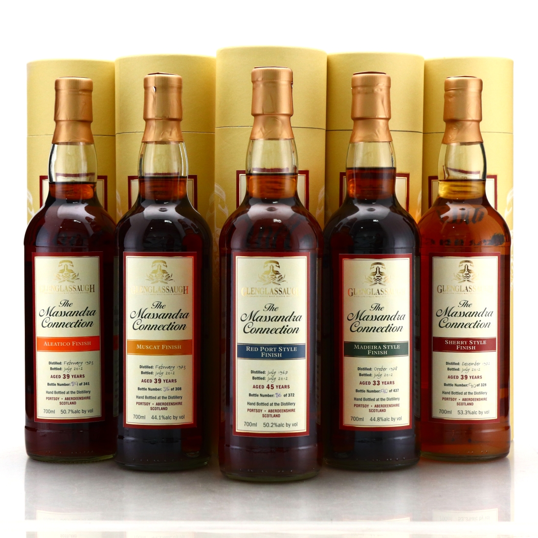 Glenglassaugh Massandra Connection 2012 5 x 70cl
