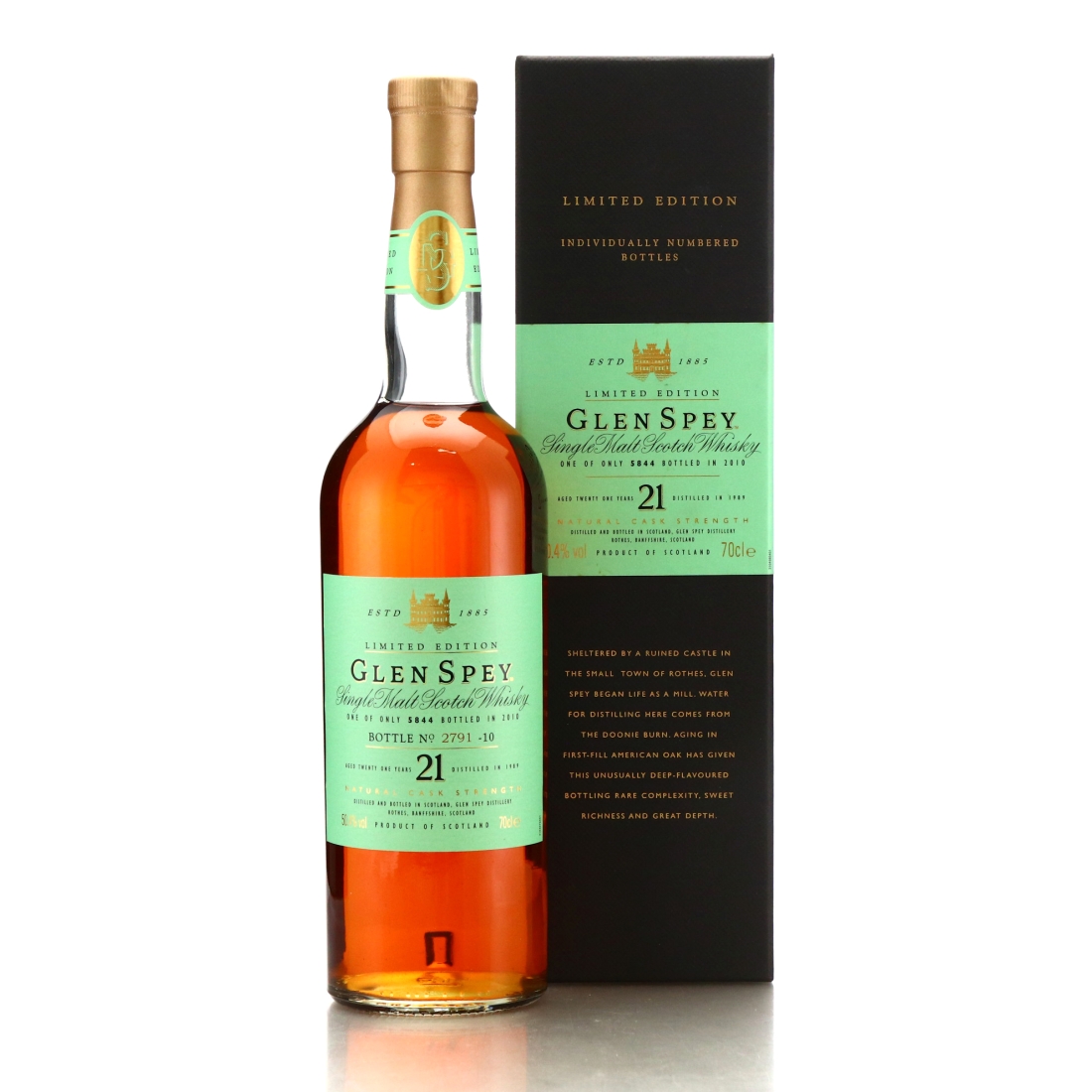 Glen Spey 1989 Cask Strength 21 Year Old