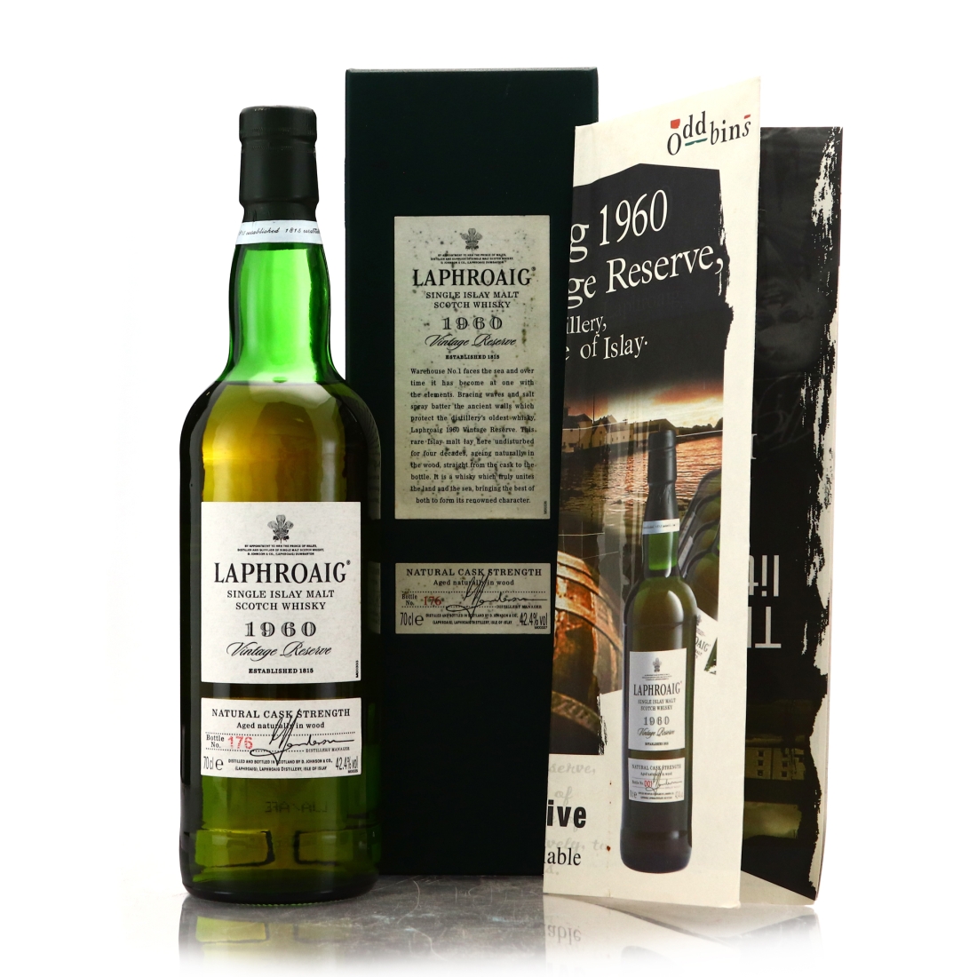 Laphroaig 1960 Vintage Reserve 40 Year Old / Oddbins