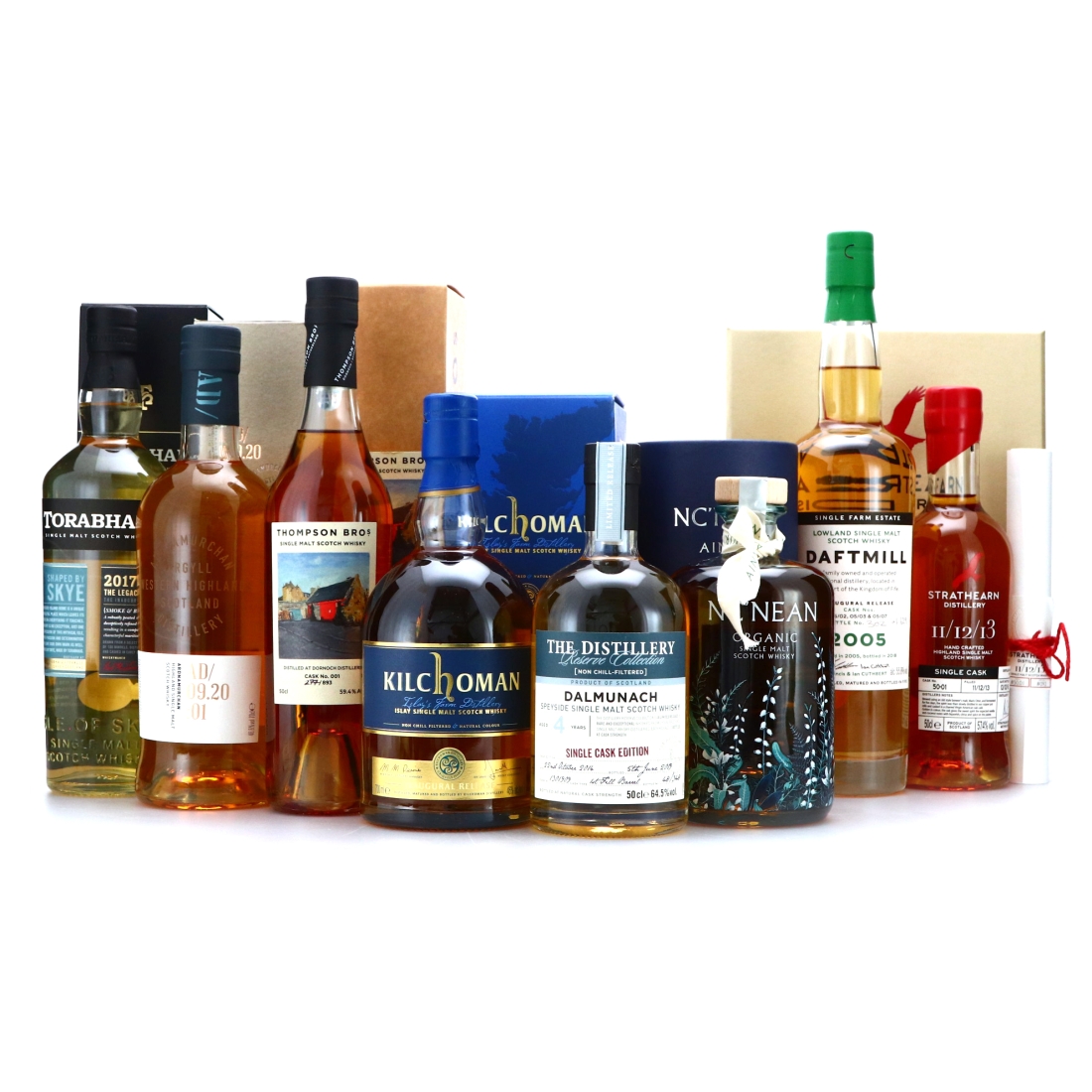 Inaugural Single Malt Releases x 8 / includes Daftmill