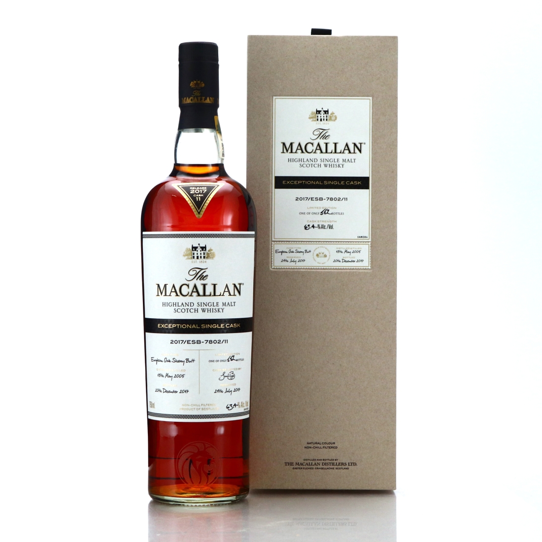 Image for Macallan 2005 Exceptional Cask #7802-11 75cl / 2017 Release - US Import