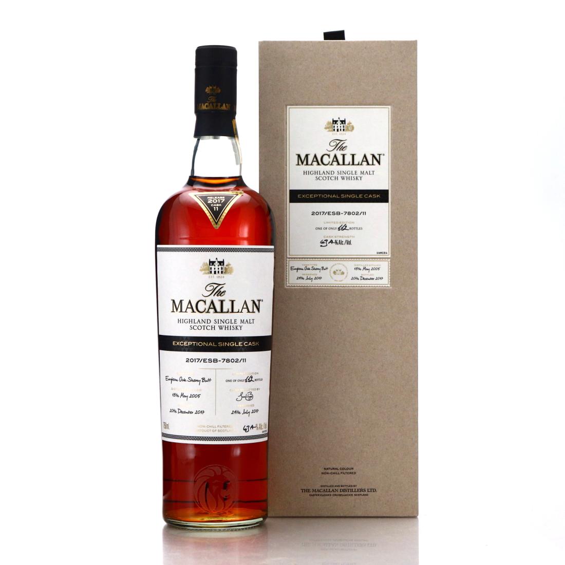 Macallan 2005 Exceptional Single Cask 522310 2017