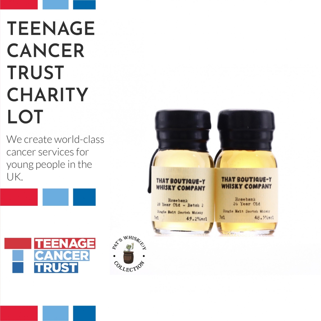 Rosebank That Boutique-y Whisky Company Sample x 2 / Charity Lot