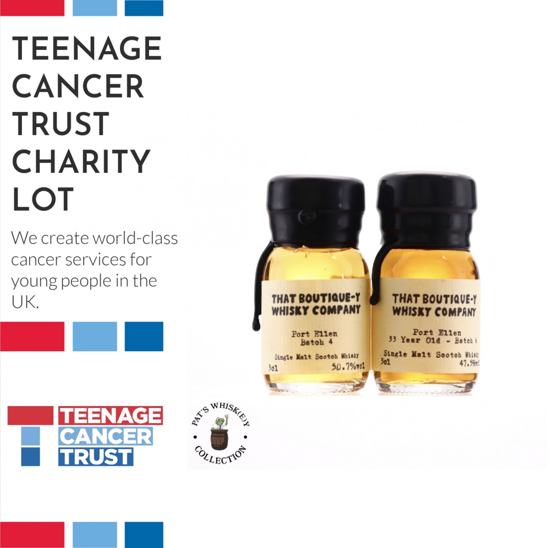 Port Ellen That Boutique-y Whisky Company Sample x 2 / Charity Lot