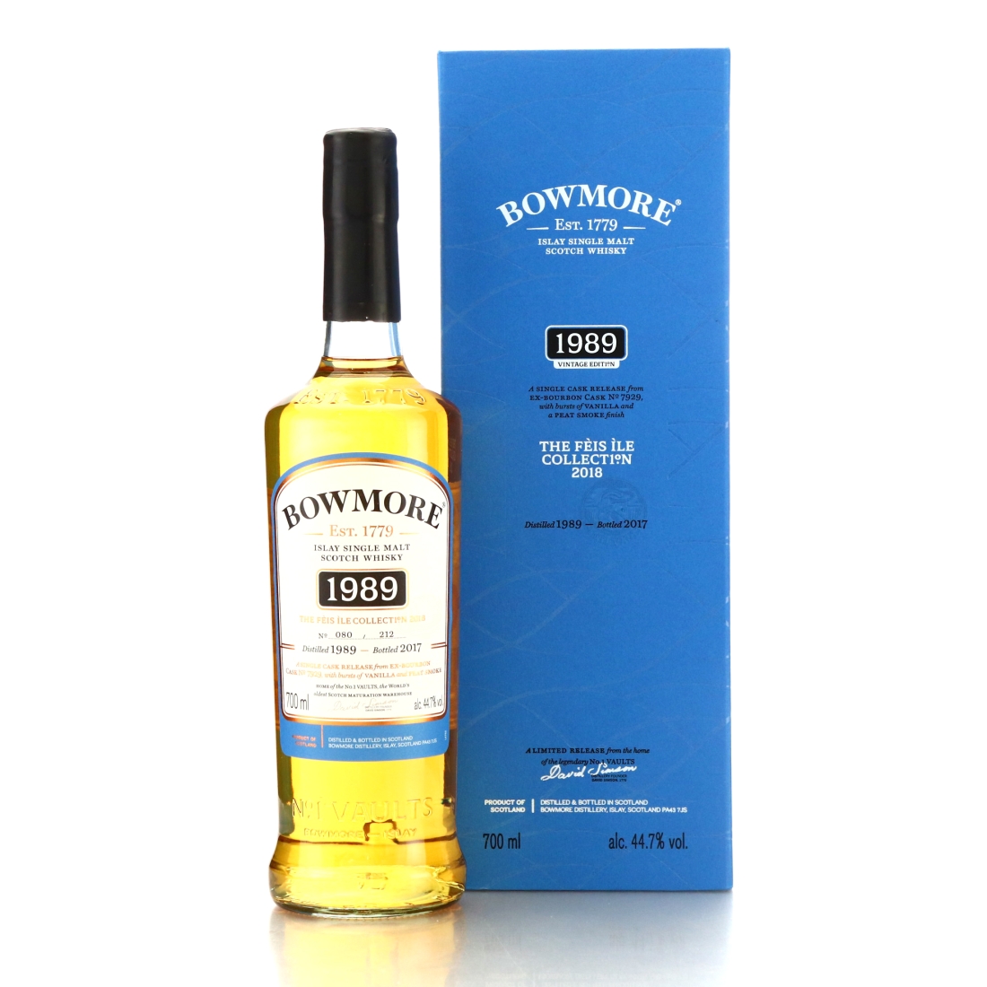 Bowmore 1989 Single Bourbon Cask #7929 / Feis Ile 2018