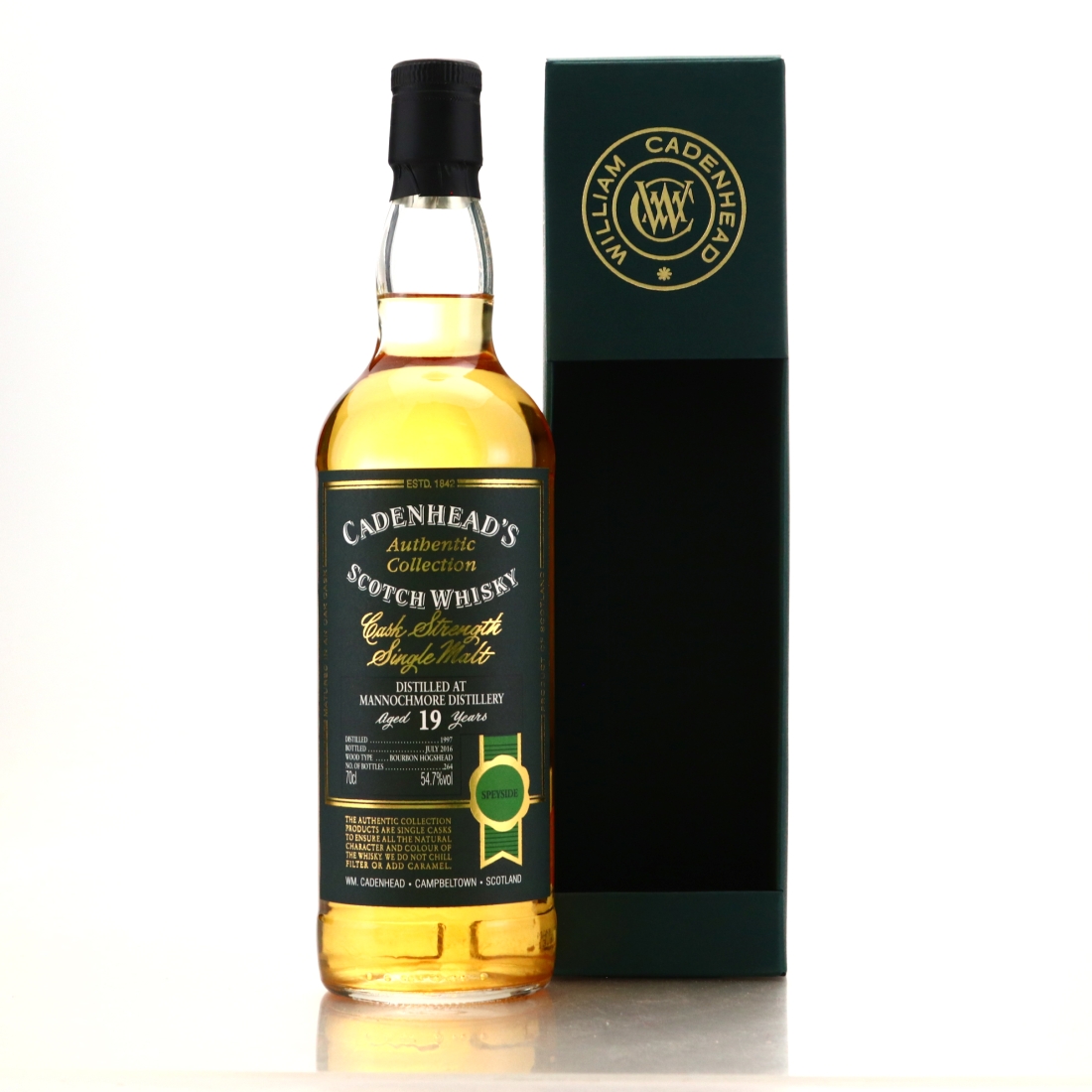 Mannochmore 1997 Cadenhead's 19 Year Old