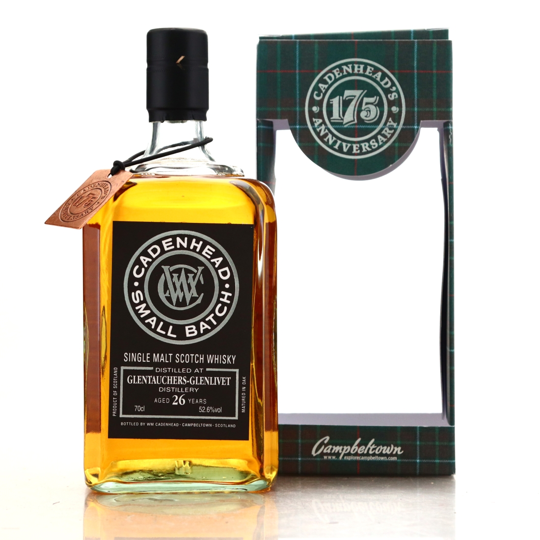 Glentauchers 1990 Cadenhead's 26 Year Old Small Batch / 175th Anniversary