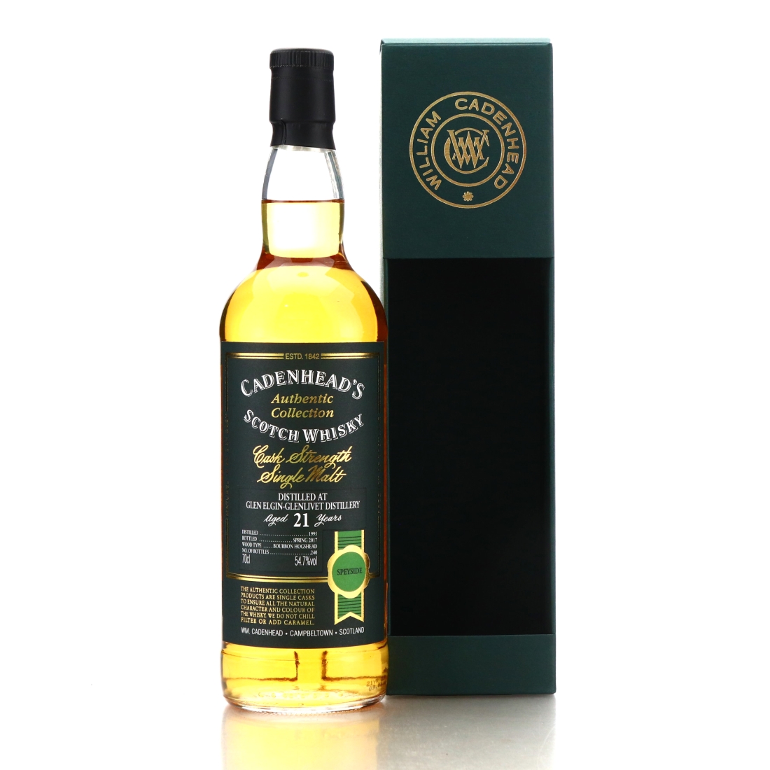 Glen Elgin 1995 Cadenhead's 21 Year Old