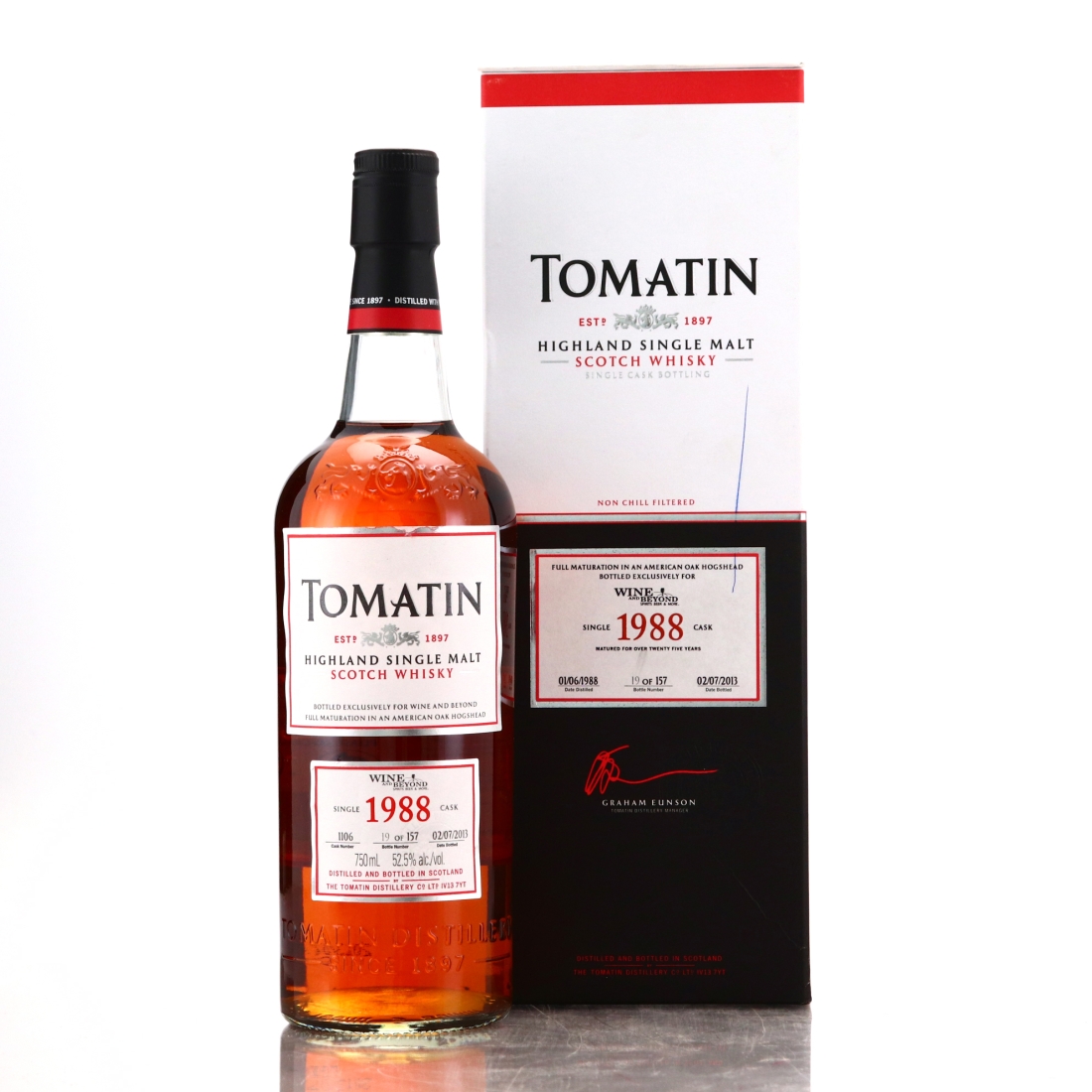 Tomatin 1988 Single Cask #1106 75cl / Wine & Beyond