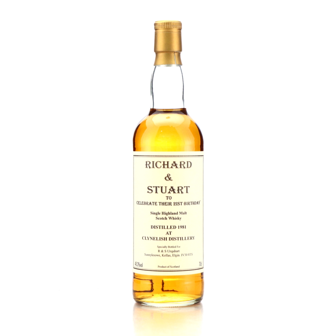 Clynelish 1981 Private Cask / Richard & Stuart 21st Birthday