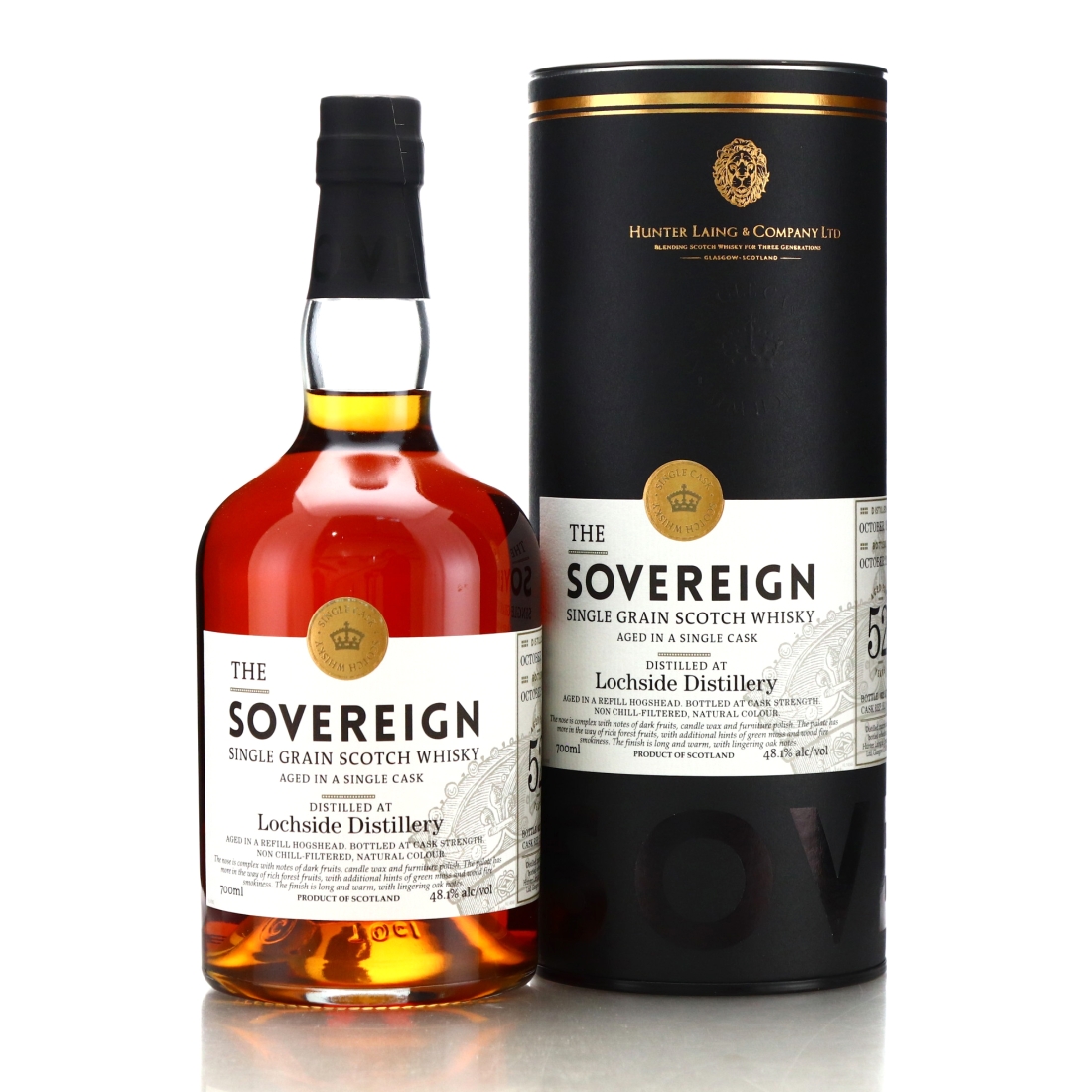 Lochside 1963 Hunter Laing 52 Year Old Sovereign 