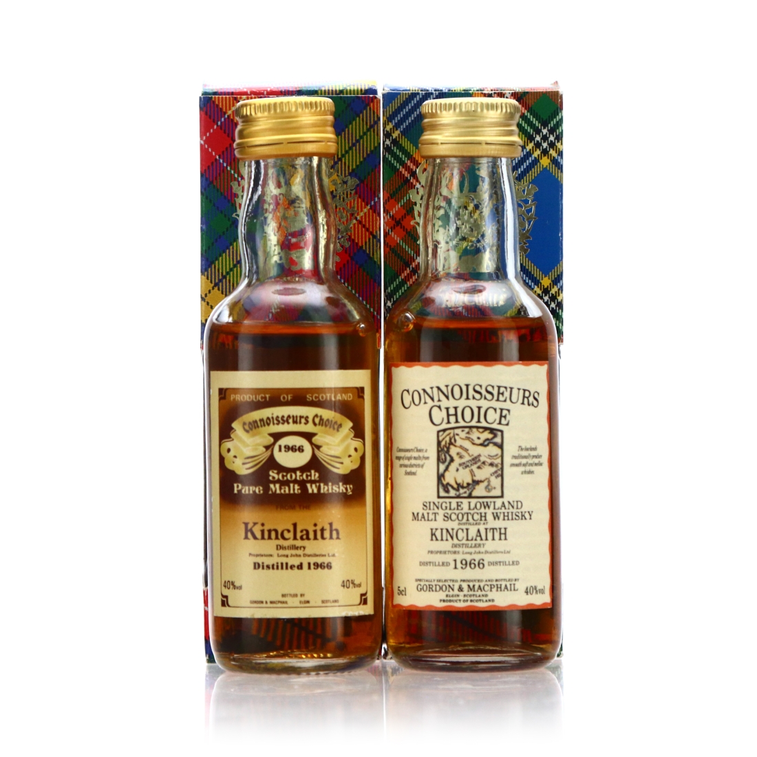 Kinclaith Gordon and MacPhail Miniatures x 2
