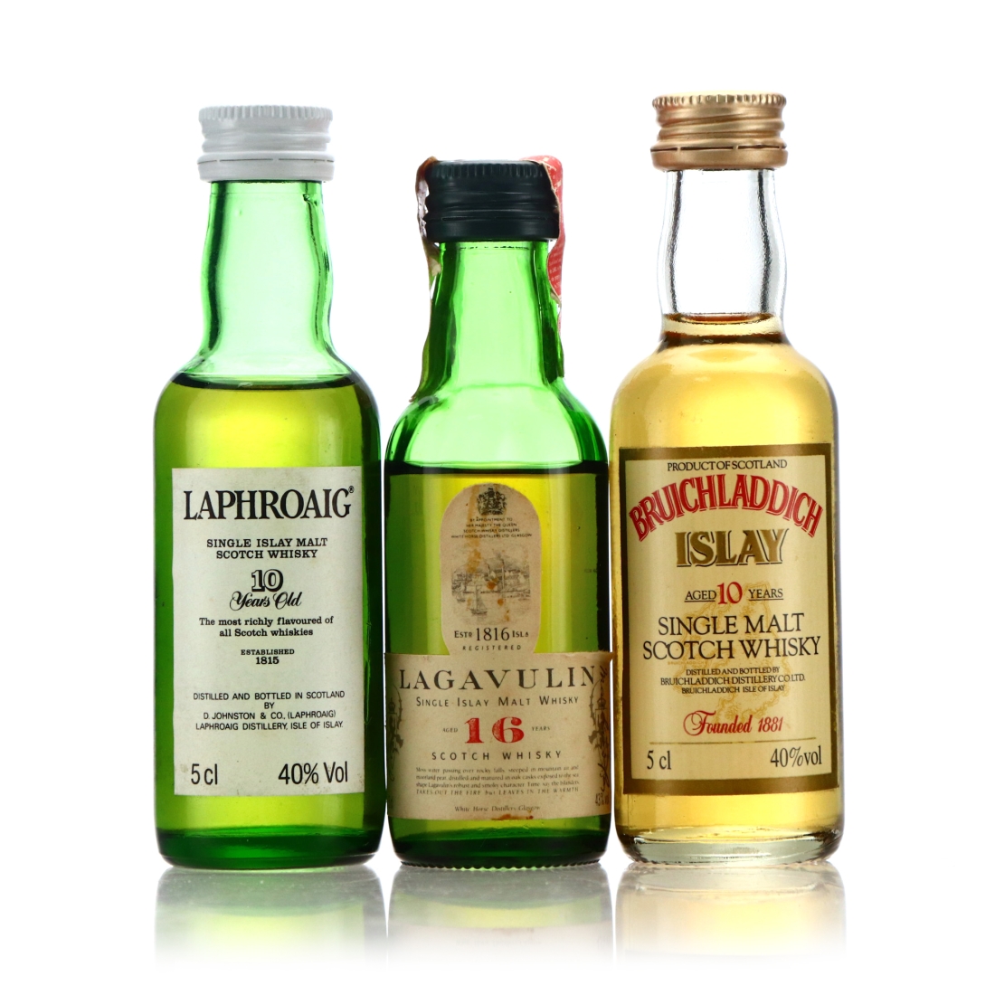 Islay Miniatures x 3