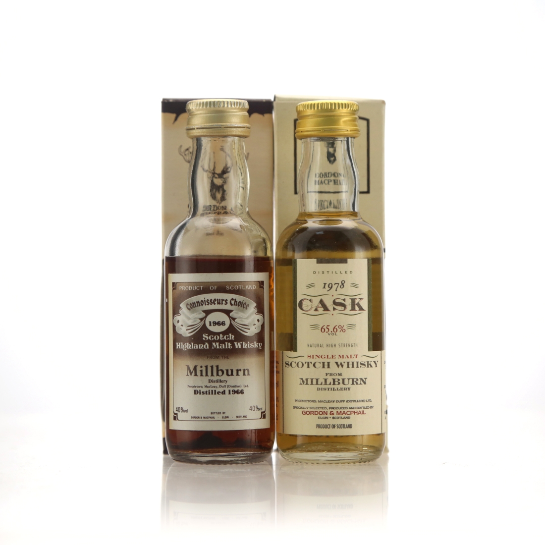 Millburn Gordon and MacPhail Miniatures x 2