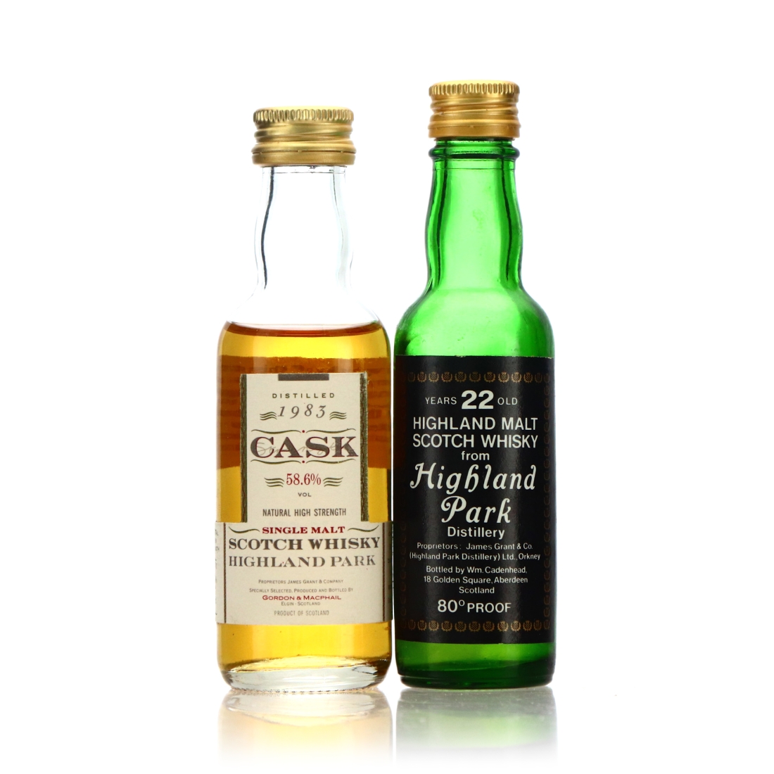 Highland Park Miniatures x 2