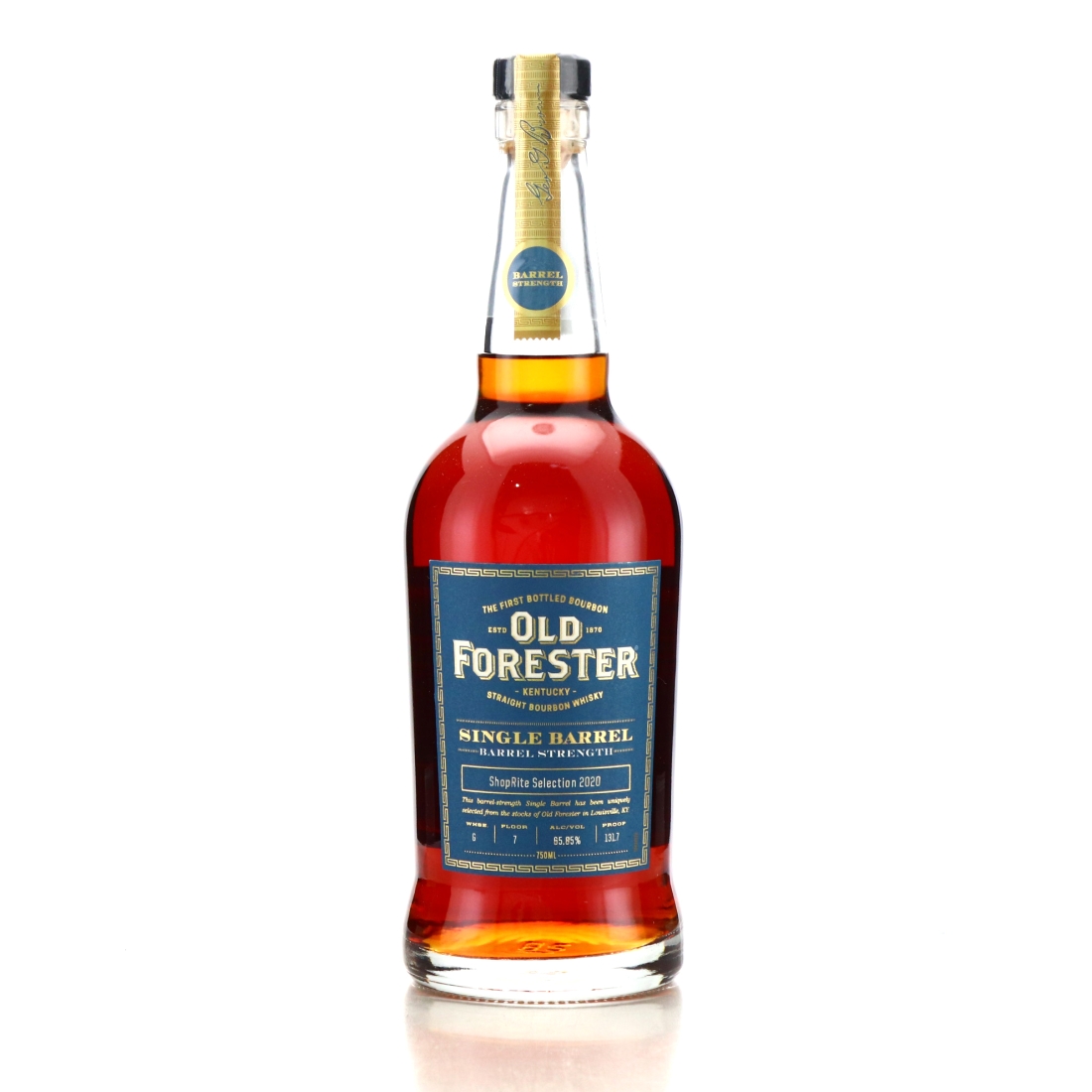 Old Forester Barrel Strength Single Barrel / ShopRite Selection 2020