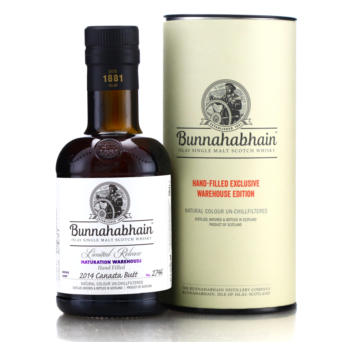 Bunnahabhain 2014 Hand Filled Canasta Butt #2746 20cl