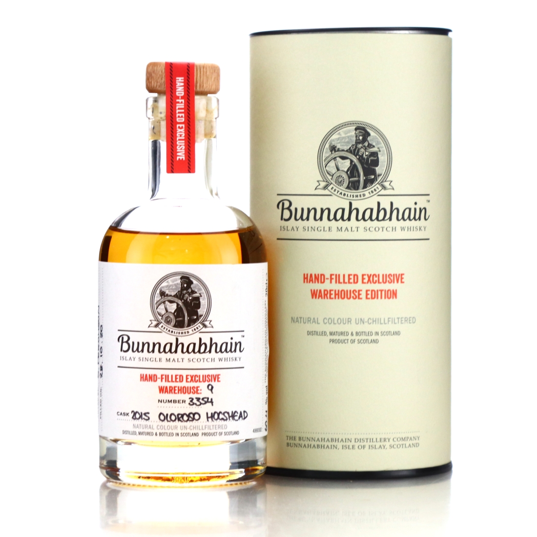 Bunnahabhain 2015 Hand Filled Oloroso Cask #3354 20cl