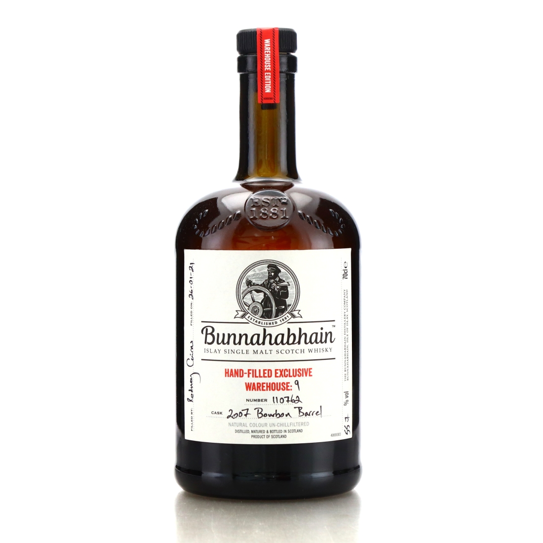 Bunnahabhain 2007 Hand Filled Bourbon Cask #110762