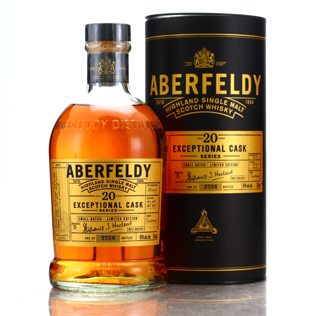 Aberfeldy 20 Year Old Exceptional Cask Series Small Batch 75cl / US Import