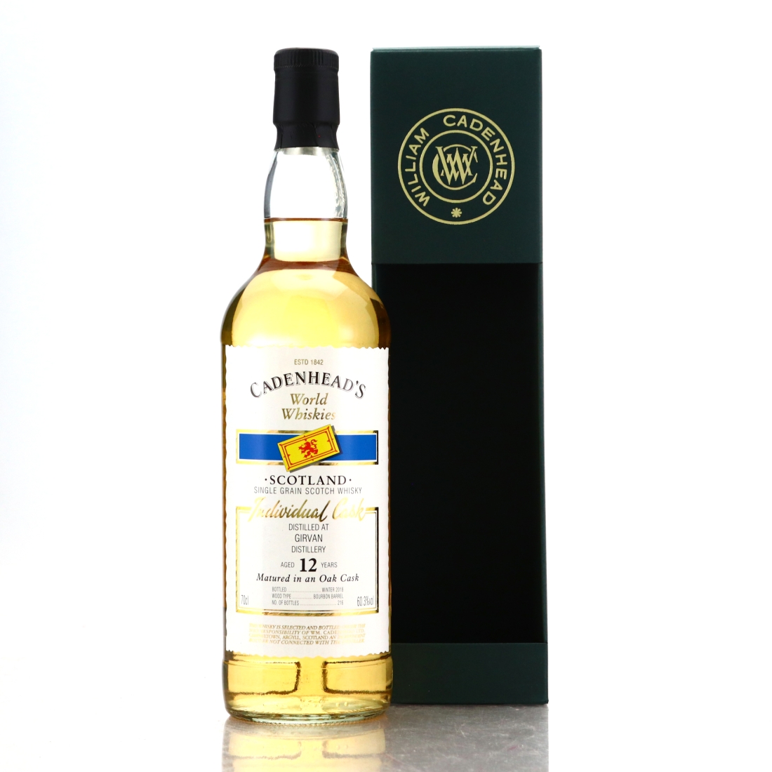 Girvan 12 Year Old Cadenhead's World Whiskies