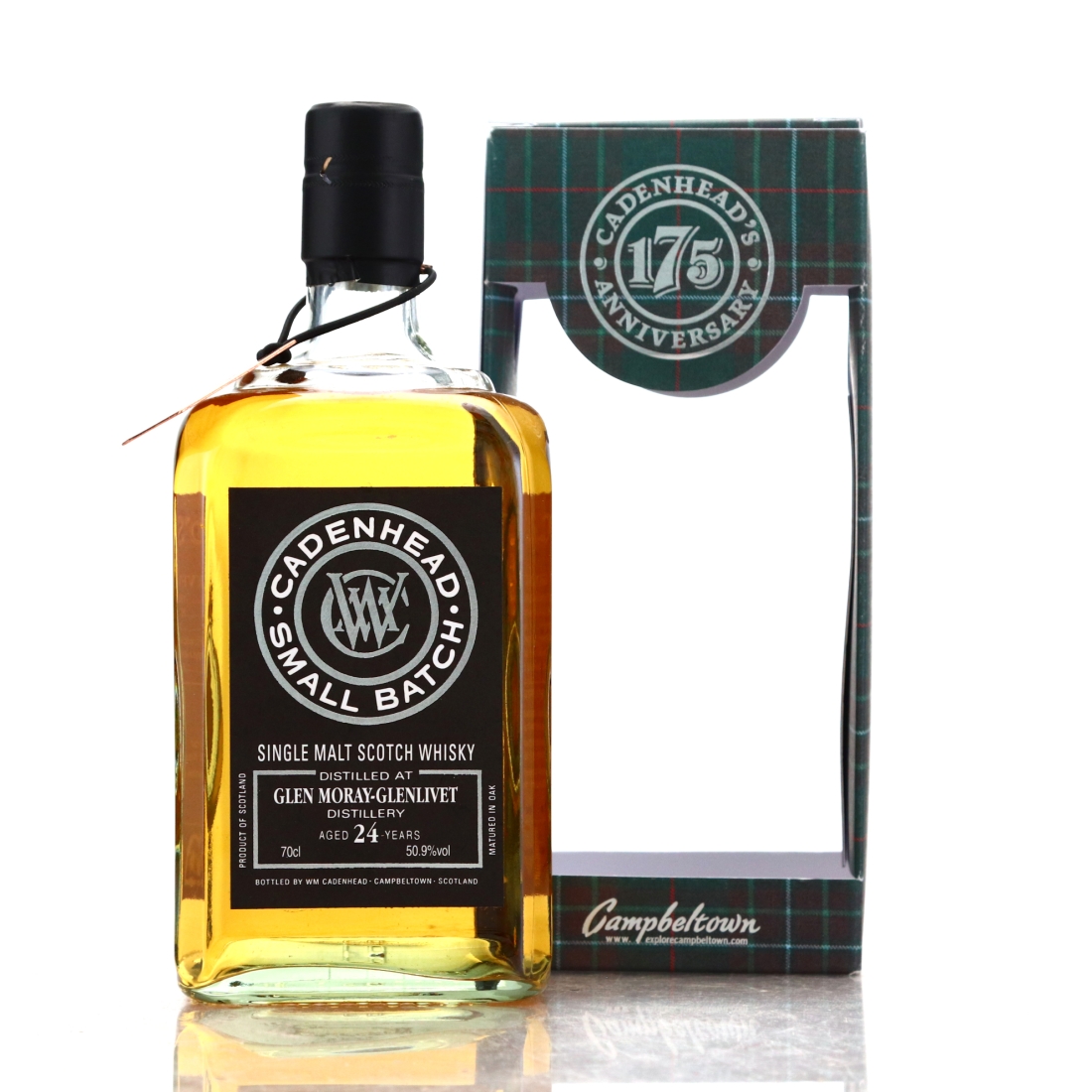 Glen Moray 1992 Cadenhead's 24 Year Old / 175th Anniversary 