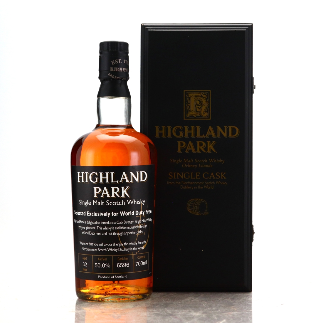 Highland Park 1975 Single Cask 32 Year Old #6596 / World Duty Free