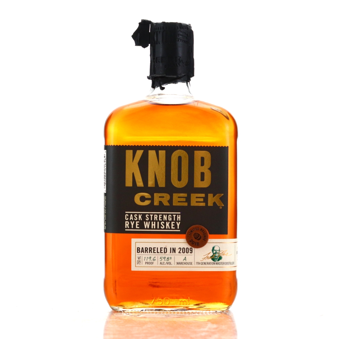 Knob Creek 2009 Cask Strength Rye Whiskey