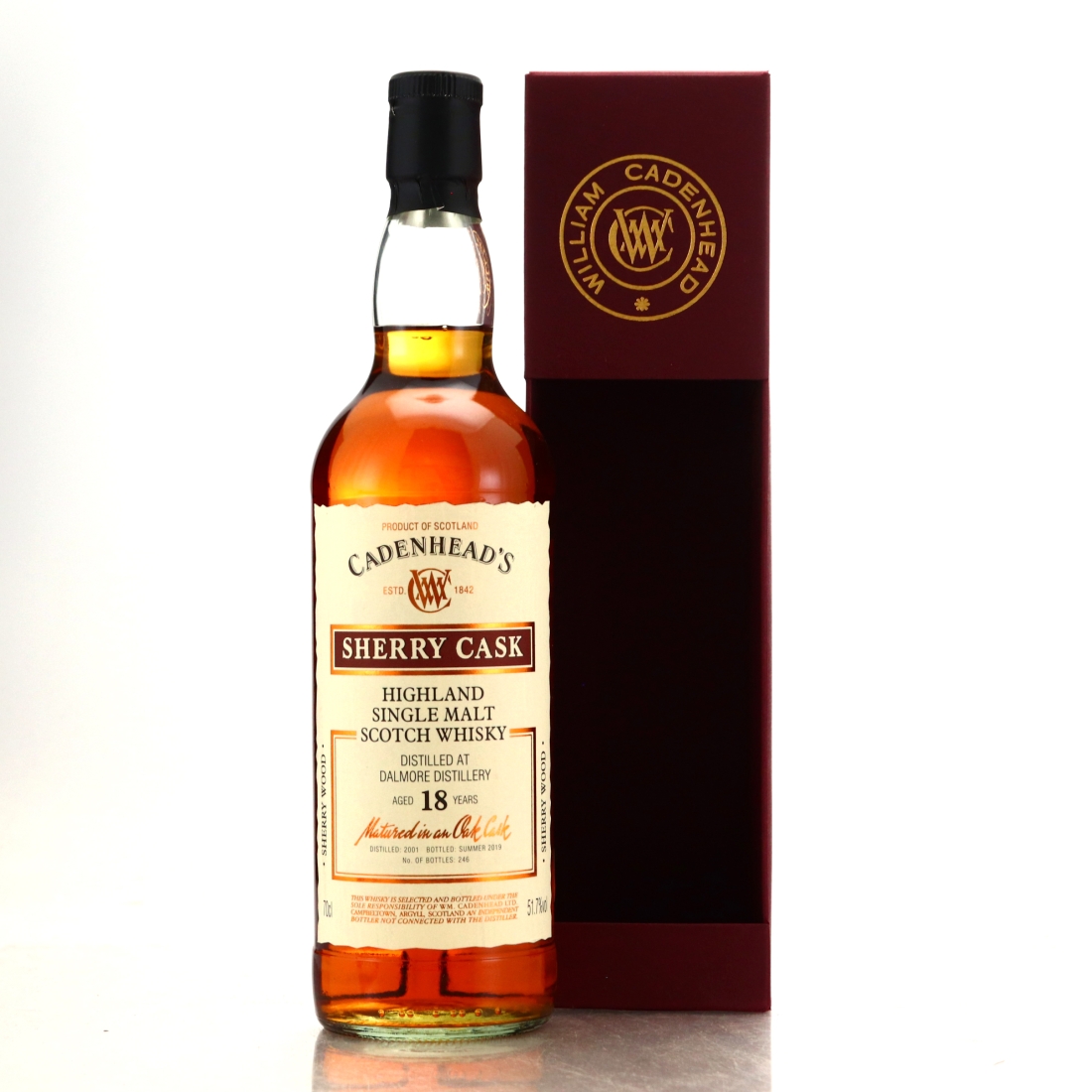 Dalmore 2001 Cadenhead's 18 Year Old Sherry Cask