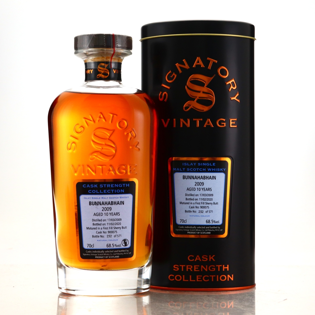 Bunnahabhain 2009 Signatory Vintage 10 Year Old Cask Strength