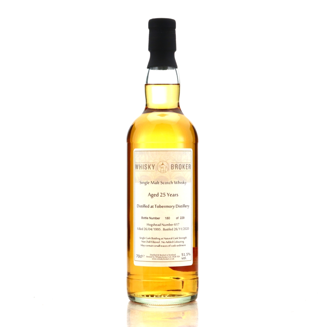 Tobermory 1995 Whisky Broker 25 Year Old