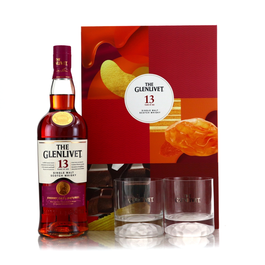 Glenlivet 13 Year Old Sherry Cask / Taiwan Gift Set