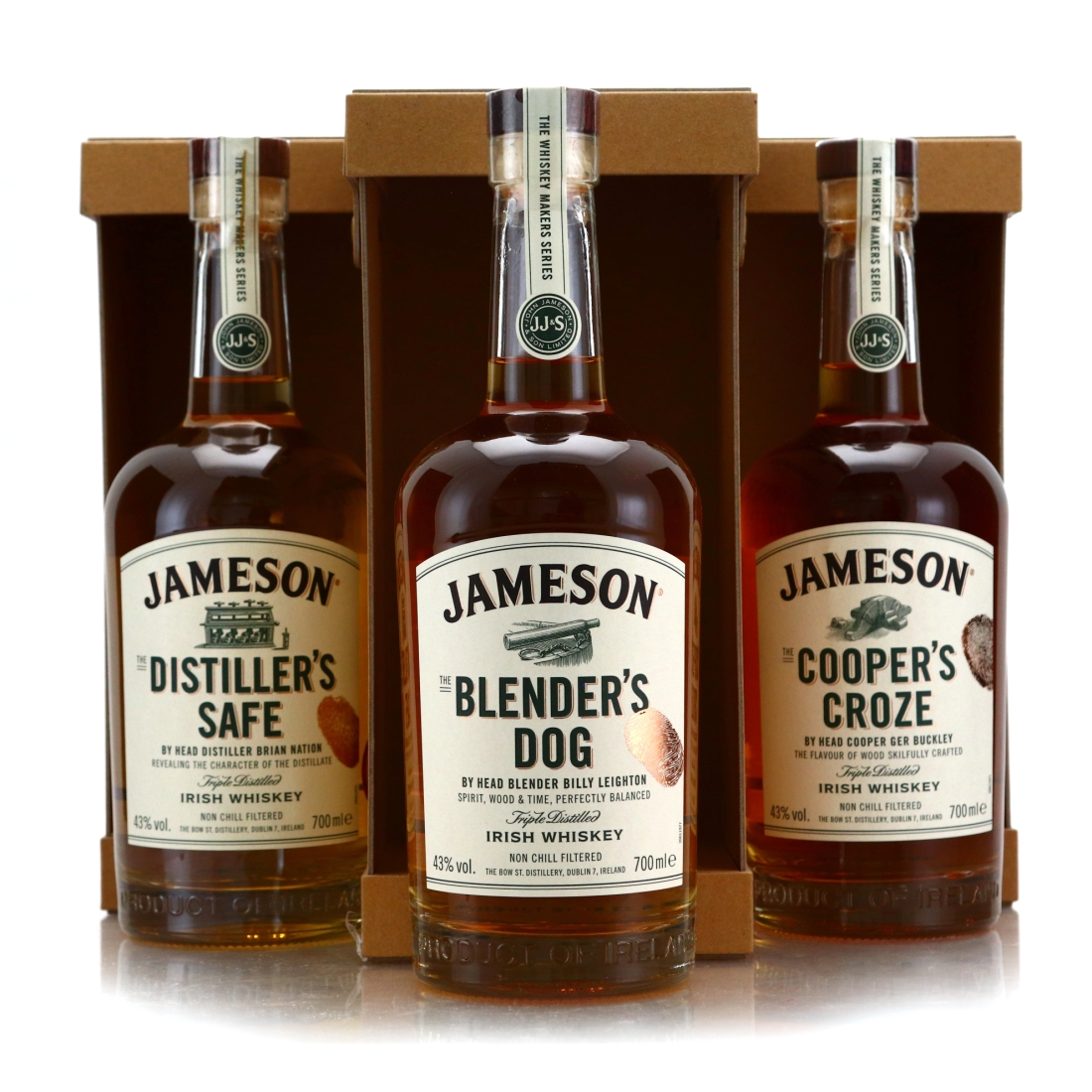 Jameson Whisky Makers Series / 3 x 70cl