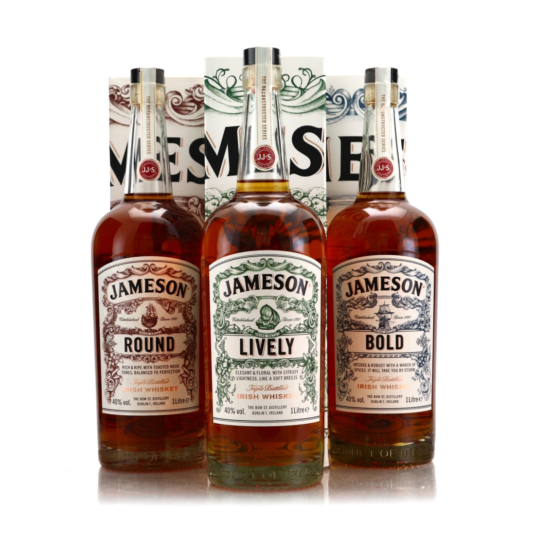 Jameson Deconstructed Series 3 x 1 Litre / Bold, Lively & Round