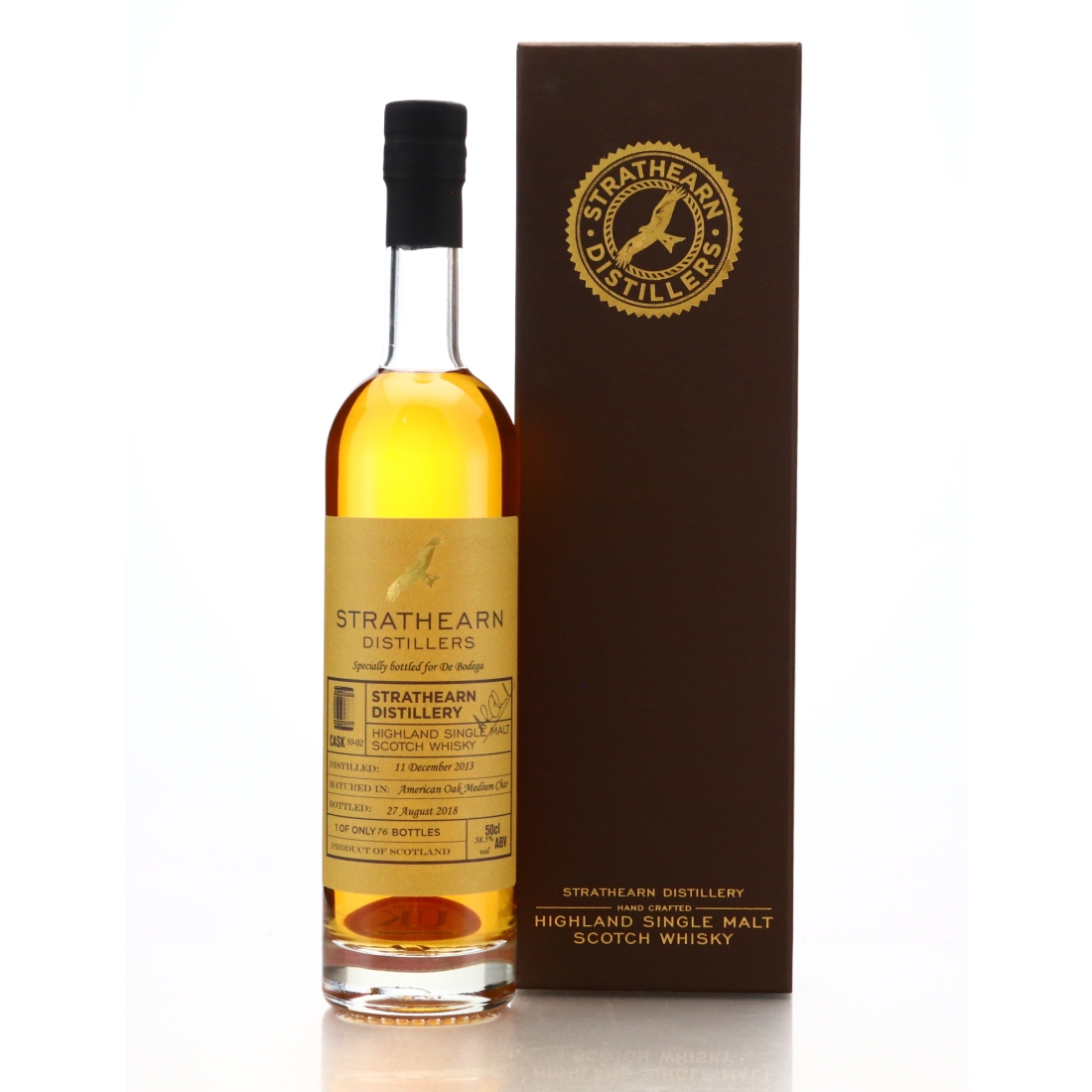 Strathearn 2013 Single Cask #50-02 50cl / De Bodega